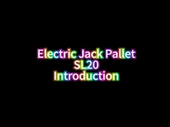 Camión eléctrico de paletas de carga pesada de alta elevación Peso de tracción nominal 2 toneladas