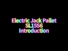 1500kg 3000kg Electric Power Pallet Jack Camión para peatones Alturas de elevación 200mm