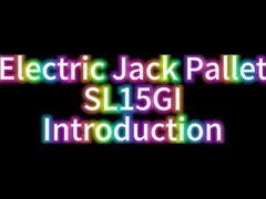 1500 kg Camión eléctrico de paletas Tracción nominal Alturas de elevación 200 mm