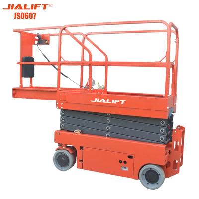 calidad  Scissor Self Propelled Work Platform Arial Work Platform 7.8m 230kg Jialift fábrica